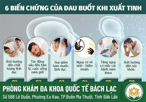 Xuất tinh bị đau có nguy hiểm không?
